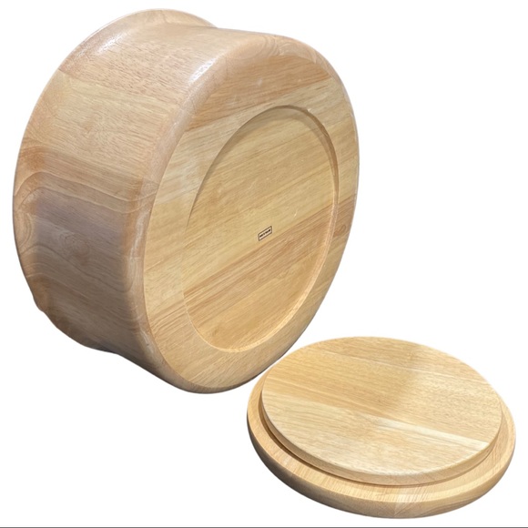 Large wooden salad bowl - Picture 3 of 3